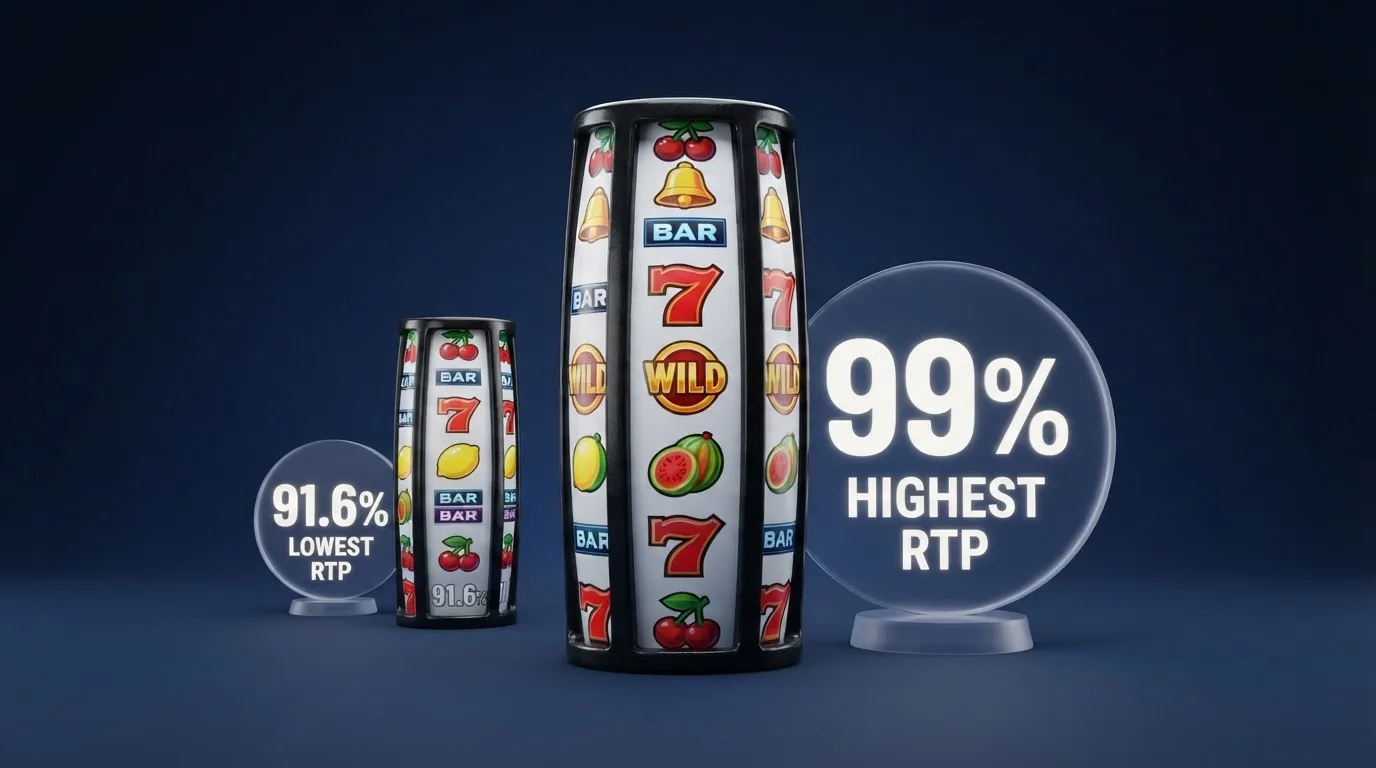 Een selectie van gokkasten met de hoogste RTP in Nederlandse online casino's, waaronder Book of 99 en Mega Joker