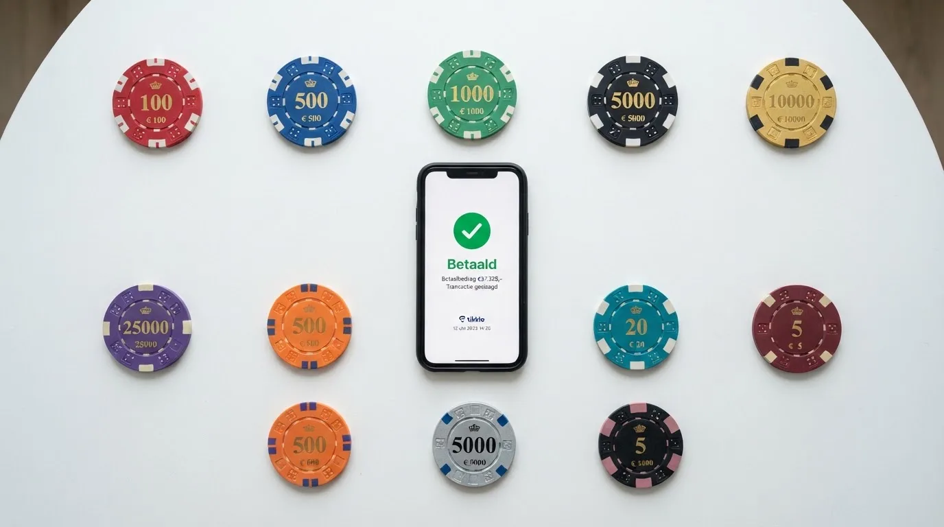 Tien logo's van Nederlandse online casino's gerangschikt in een overzichtelijk grid